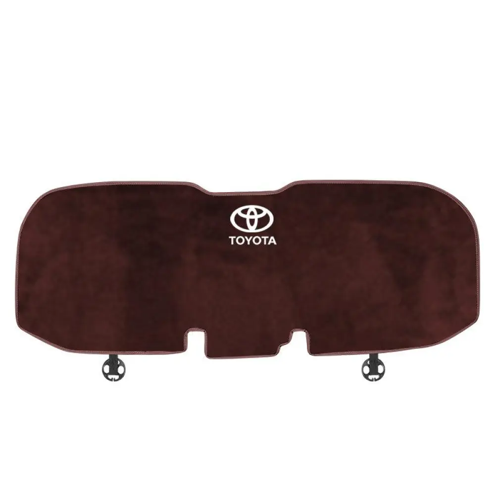 Suitable For Toyota Car Flannel Back Cushion Seat Cushion Brown