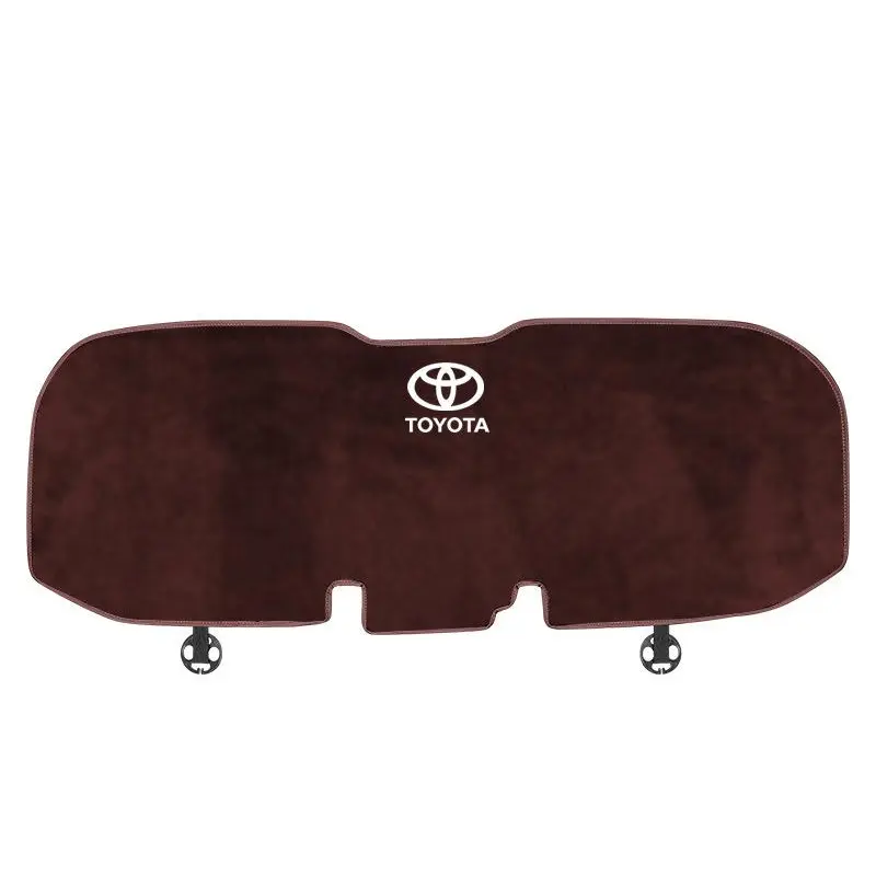 Suitable For Toyota Car Flannel Back Cushion Seat Cushion Brown