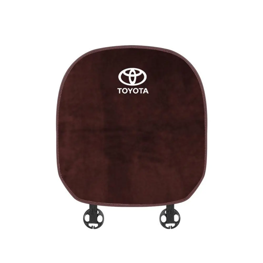 Suitable For Toyota Car Flannel Back Cushion Seat Cushion Brown