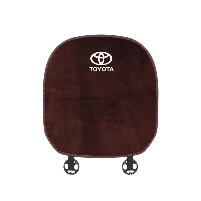 Suitable For Toyota Car Flannel Back Cushion Seat Cushion Brown 02