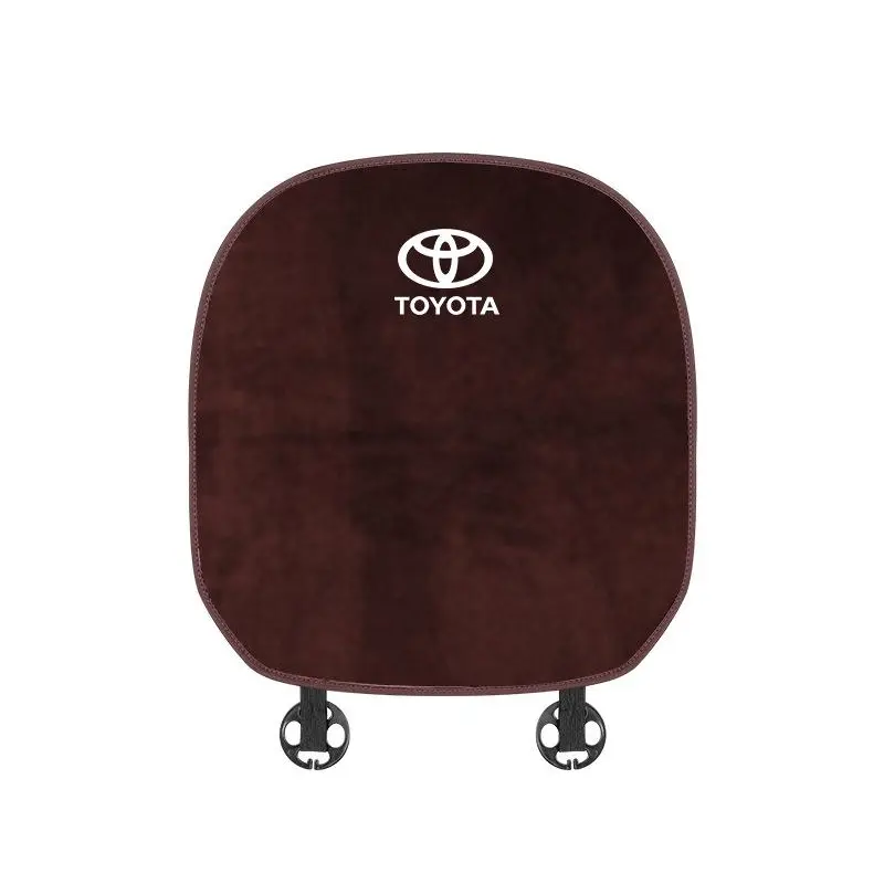 Suitable For Toyota Car Flannel Back Cushion Seat Cushion Brown