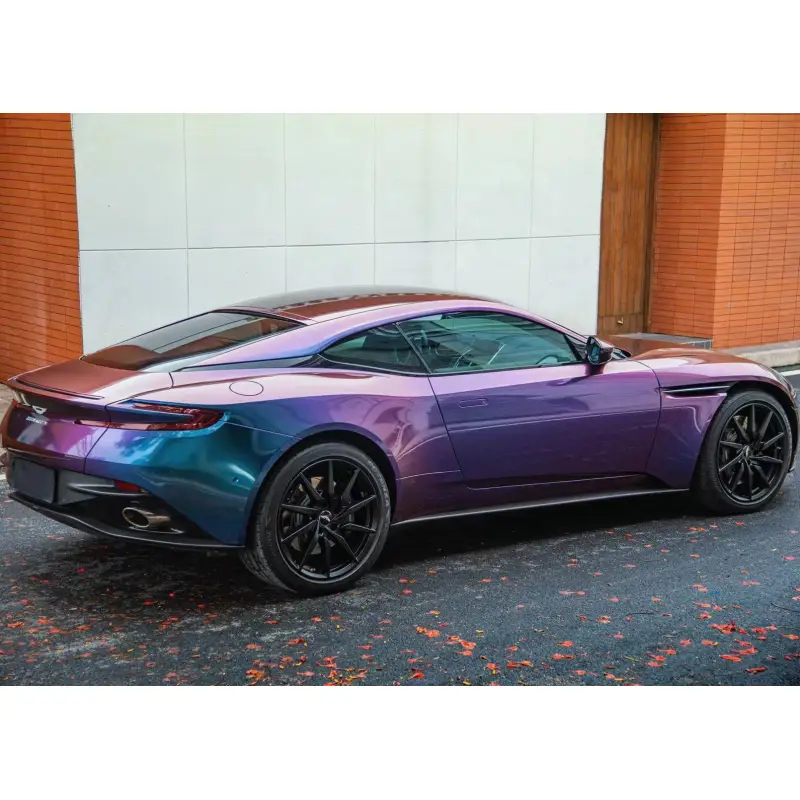 PET Magic Spectral Blue Car Wrap