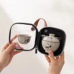 Portable Car Panda Ceramic Tea Set Gift Set