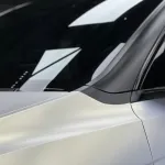 Satin Ceramic White to Gold Car Wrap