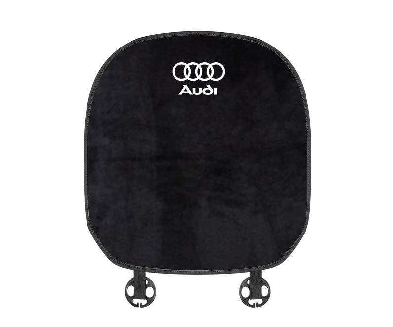 Suitable For Audi Car Flannel Back Cushion Seat Cushion Black