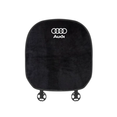 Suitable For Audi Car Flannel Back Cushion Seat Cushion Black 02