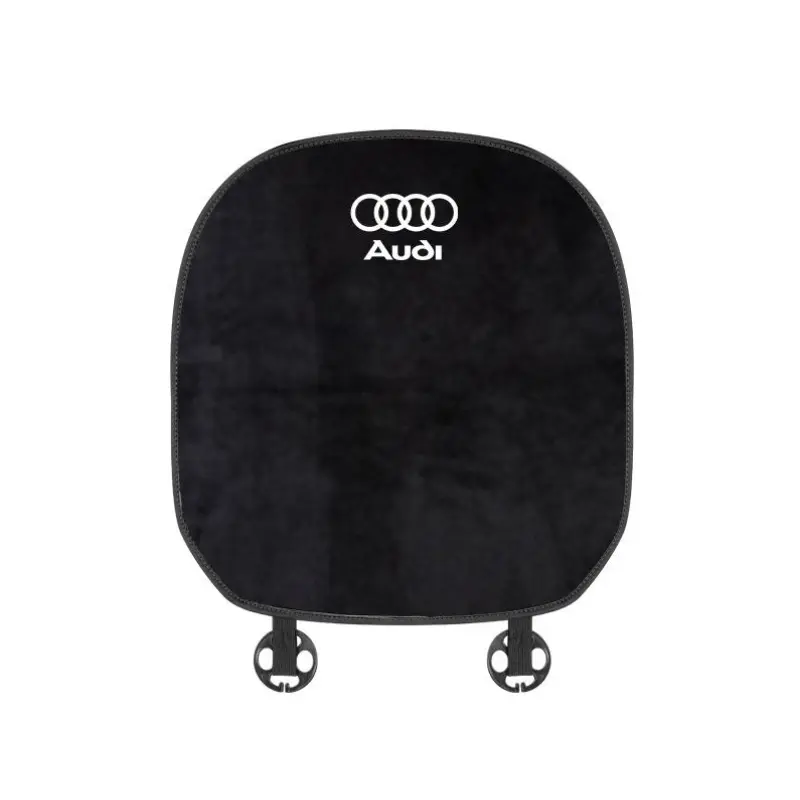 Suitable For Audi Car Flannel Back Cushion Seat Cushion Black