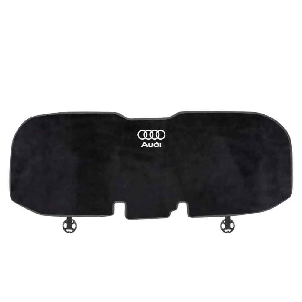 Suitable For Audi Car Flannel Back Cushion Seat Cushion Black