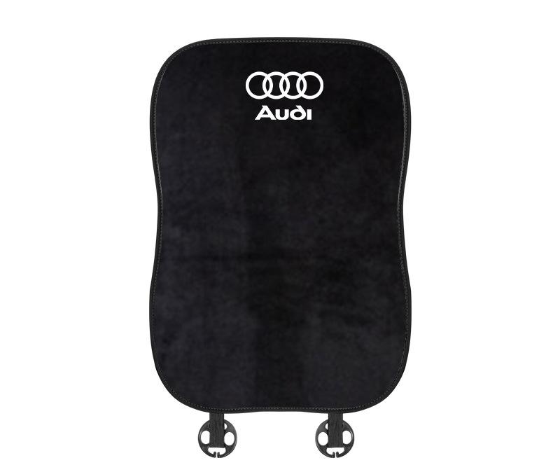 Suitable For Audi Car Flannel Back Cushion Seat Cushion Black