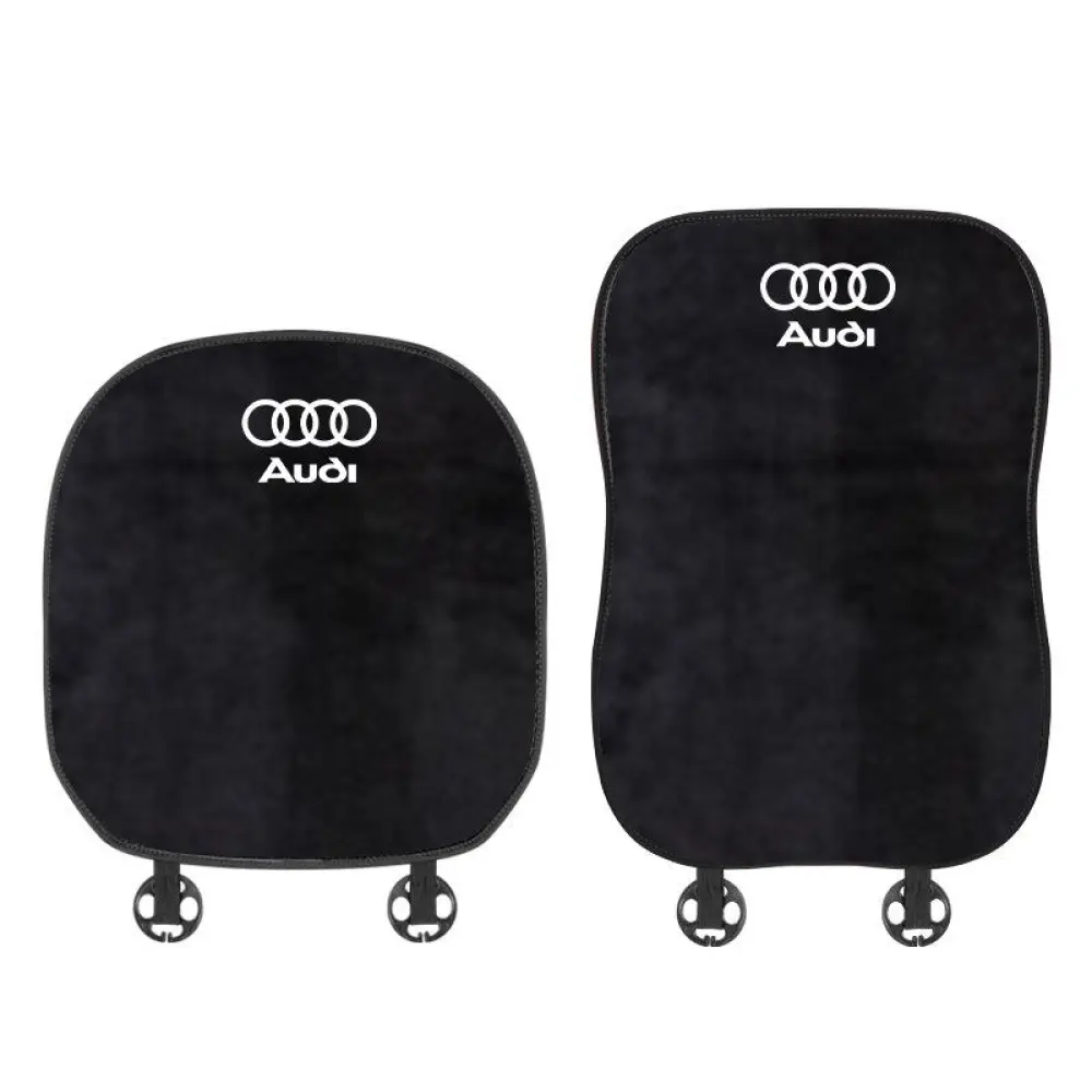 Suitable For Audi Car Flannel Back Cushion Seat Cushion Black