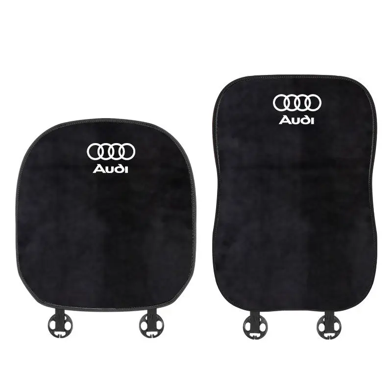 Suitable For Audi Car Flannel Back Cushion Seat Cushion Black