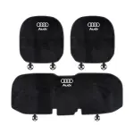 Suitable For Audi Car Flannel Back Cushion Seat Cushion Black