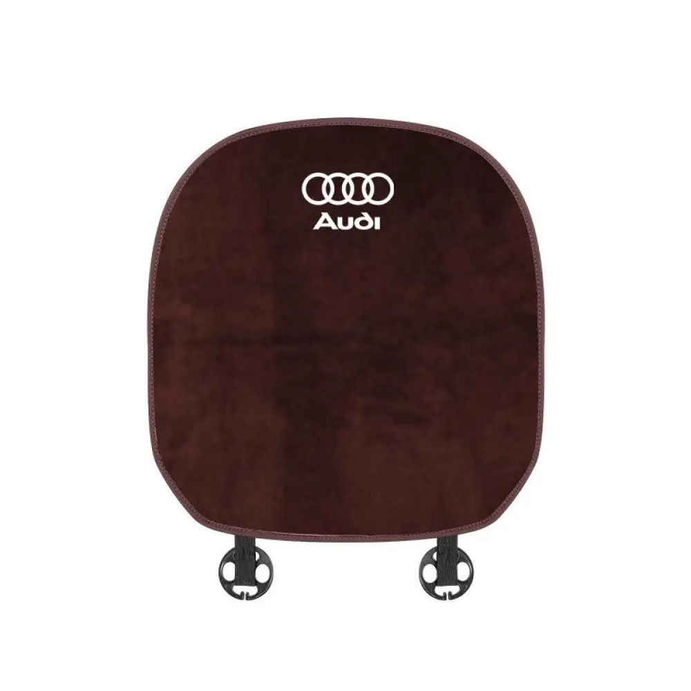 Suitable For Audi Car Flannel Back Cushion Seat Cushion Brown