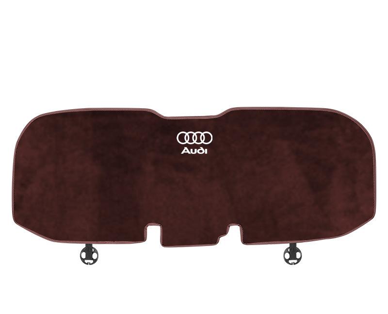 Suitable For Audi Car Flannel Back Cushion Seat Cushion Brown