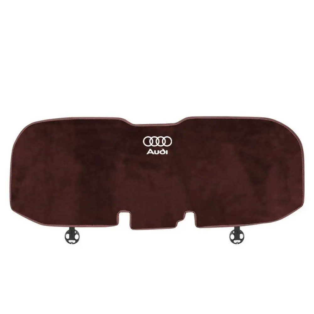Suitable For Audi Car Flannel Back Cushion Seat Cushion Brown
