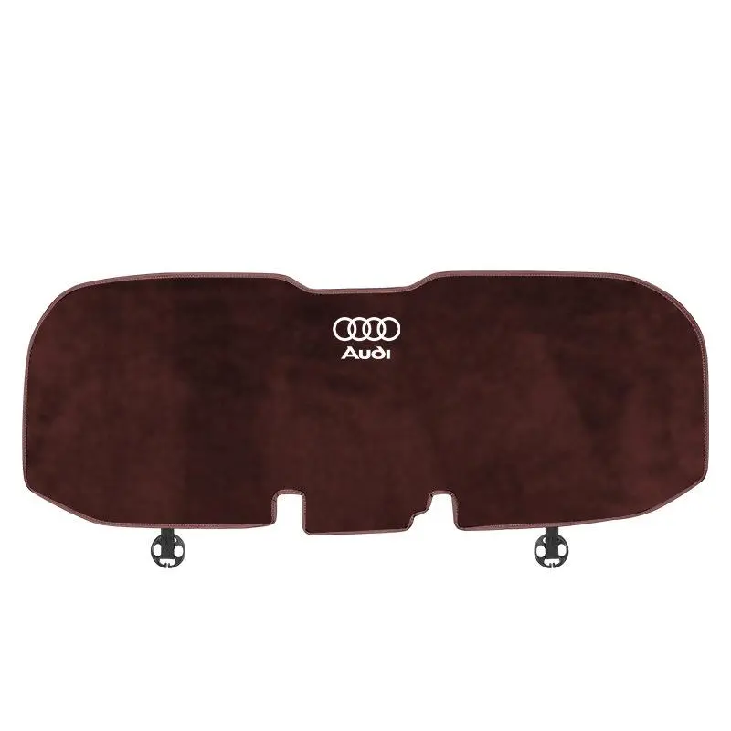Suitable For Audi Car Flannel Back Cushion Seat Cushion Brown