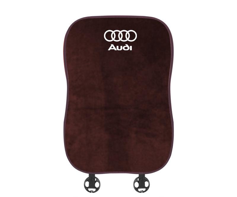 Suitable For Audi Car Flannel Back Cushion Seat Cushion Brown
