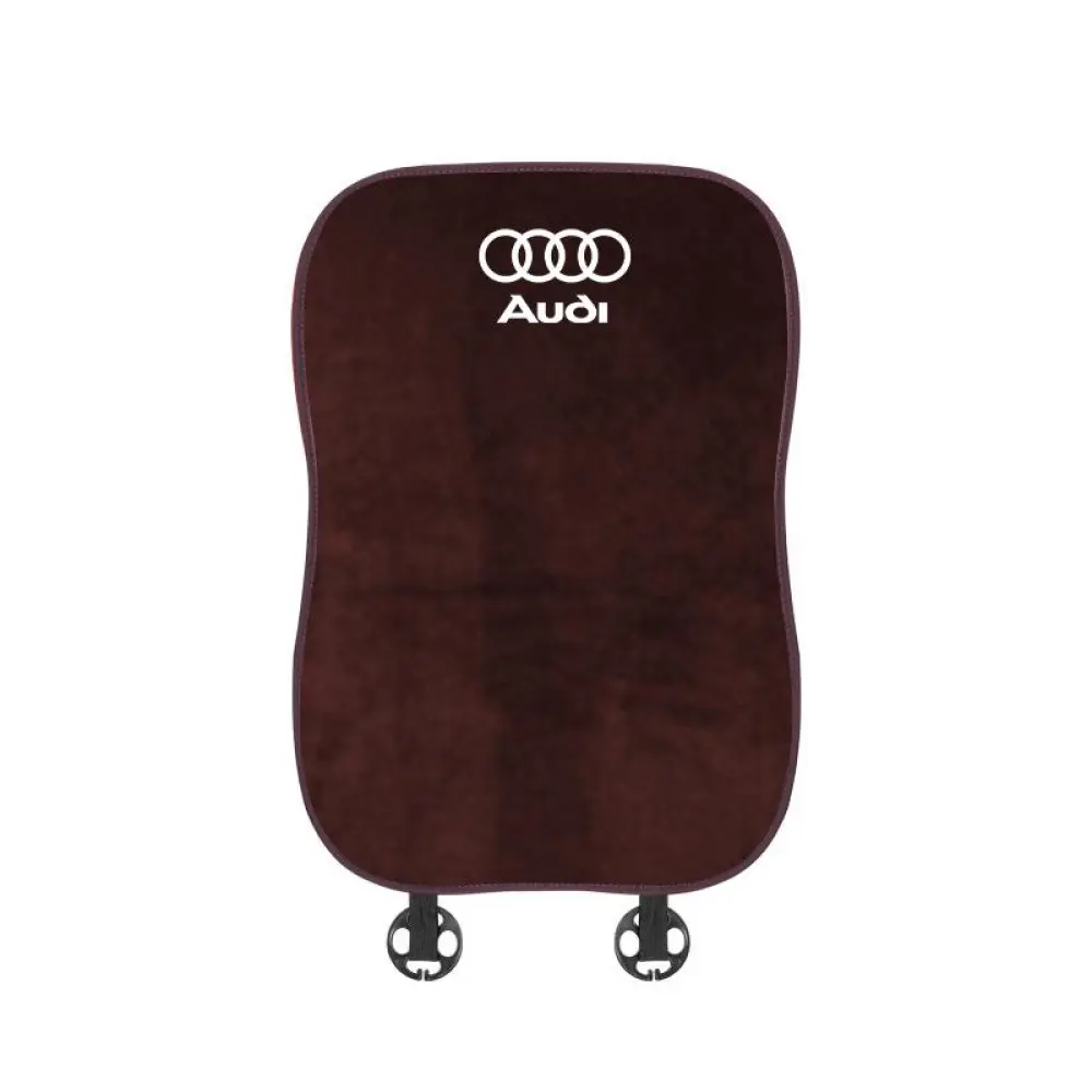 Suitable For Audi Car Flannel Back Cushion Seat Cushion Brown