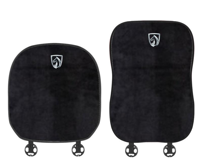Suitable For Baojun Car Flannel Back Cushion Black