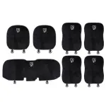 Suitable For Baojun Car Flannel Back Cushion Black