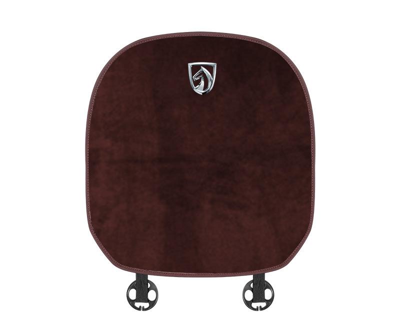 Suitable For Baojun Car Flannel Back Cushion Brown