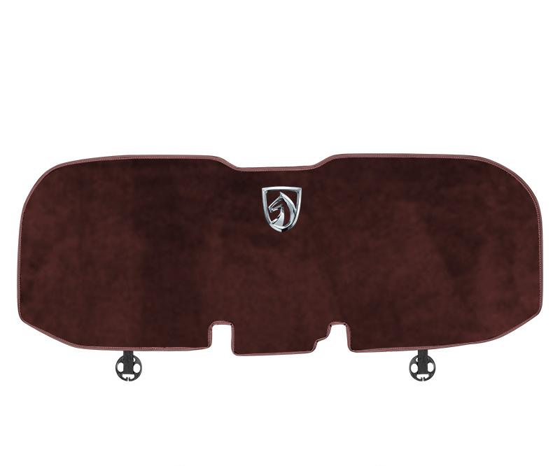 Suitable For Baojun Car Flannel Back Cushion Brown