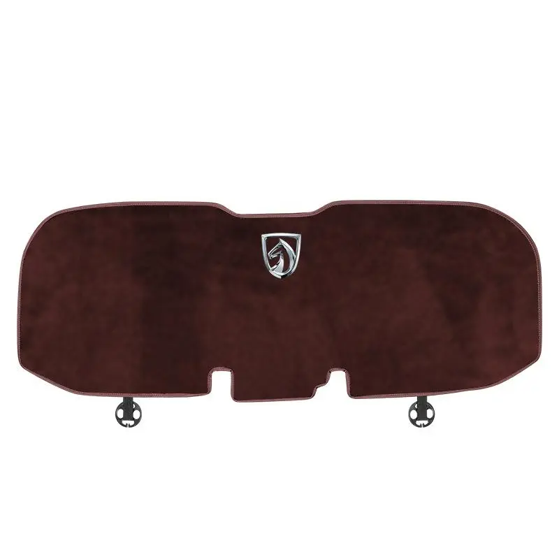 Suitable For Baojun Car Flannel Back Cushion Brown