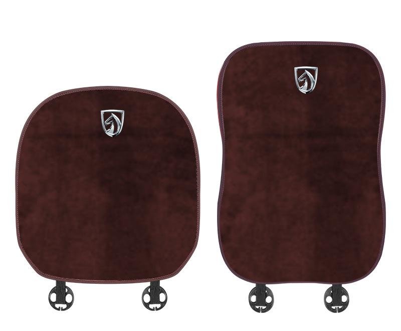 Suitable For Baojun Car Flannel Back Cushion Brown