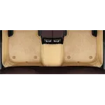 Suitable for BMW Fully Enclosed Car Floor Mats Made of Genuine Leather and Imitation Cashmere- Beige