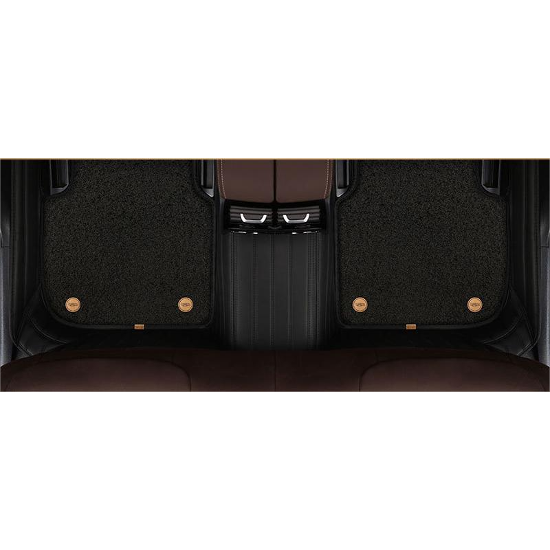 Suitable for Ford Fully Enclosed Car Floor Mats Made of Genuine Leather and Imitation Cashmere-Black