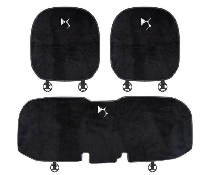 Suitable For Diwali Sport Car Flannel Back Cushion Seat Cushion Black