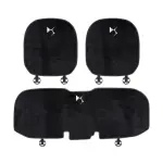 Suitable For Diwali Sport Car Flannel Back Cushion Seat Cushion Black
