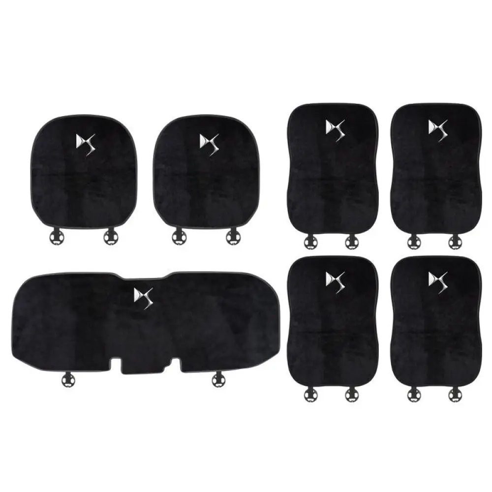 Suitable For Diwali Sport Car Flannel Back Cushion Seat Cushion Black