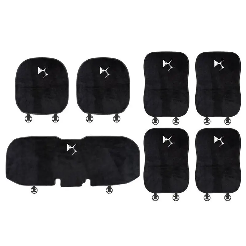Suitable For Diwali Sport Car Flannel Back Cushion Seat Cushion Black