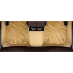 Suitable For  Audi Full Encircling Car Floor Mat Leather Plus Star Blanket- Beige
