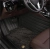 Suitable For Benz Full Encircling Car Floor Mat Leather Plus Star Blanket-Black