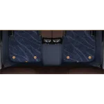 Suitable For BMW Full Encircling Car Floor Mat Leather Plus Star Blanket-Blue
