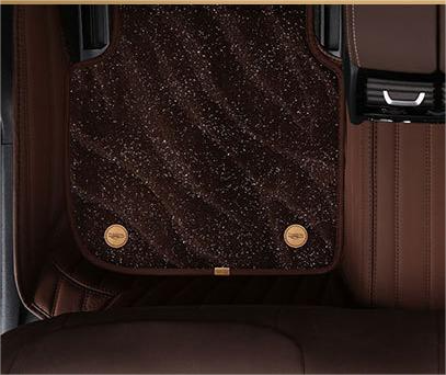 Suitable For  VW Full Encircling Car Floor Mat Leather Plus Star Blanket-Coffee