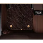 Suitable For  Audi Full Encircling Car Floor Mat Leather Plus Star Blanket-Coffee