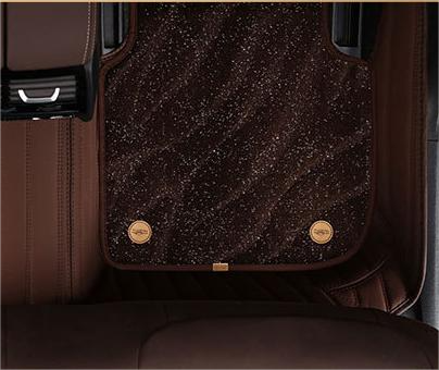 Suitable For  VW Full Encircling Car Floor Mat Leather Plus Star Blanket-Coffee