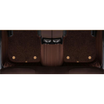 Suitable for Benz Fully Enclosed Car Floor Mats Made of Genuine Leather and Imitation Cashmere-Coffee