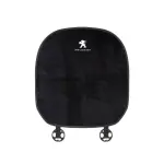 Suitable For Peugeot Car Flannel Back Cushion Seat Cushion Black