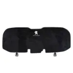 Suitable For Peugeot Car Flannel Back Cushion Seat Cushion Black