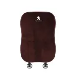Suitable For Peugeot Car Flannel Back Cushion Seat Cushion Brown