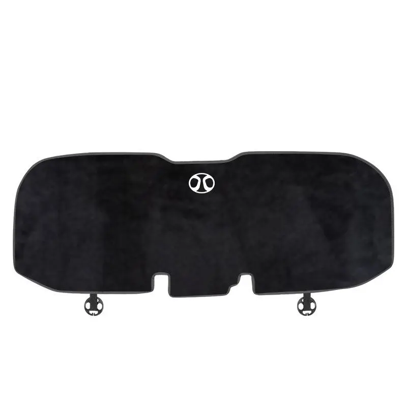 Suitable for Senova Car Flannel Back Cushion Seat Cushion Black