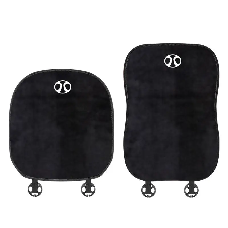 Suitable for Senova Car Flannel Back Cushion Seat Cushion Black
