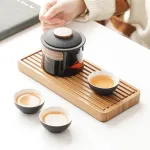 Wooden Anti-Scalding Handle Portable Car Tea Gift Set