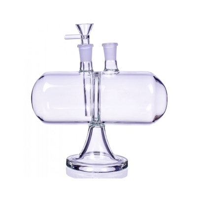 Unique 8 Inch Infinity Waterfall Gravity Bongs Invertible Lipless Glass Water Pipes 01