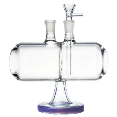 Unique 8 Inch Infinity Waterfall Gravity Bongs Invertible Lipless Glass Water Pipes 02