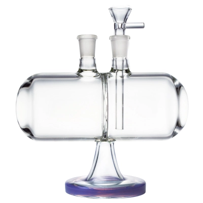 Unique 8 Inch Infinity Waterfall Gravity Bongs Invertible Lipless Glass Water Pipes 02